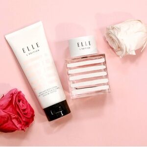 NEW ELLE L’Edition Fragrance Gift Set - 100ml Eau de Parfum & 100ml Body Lotion